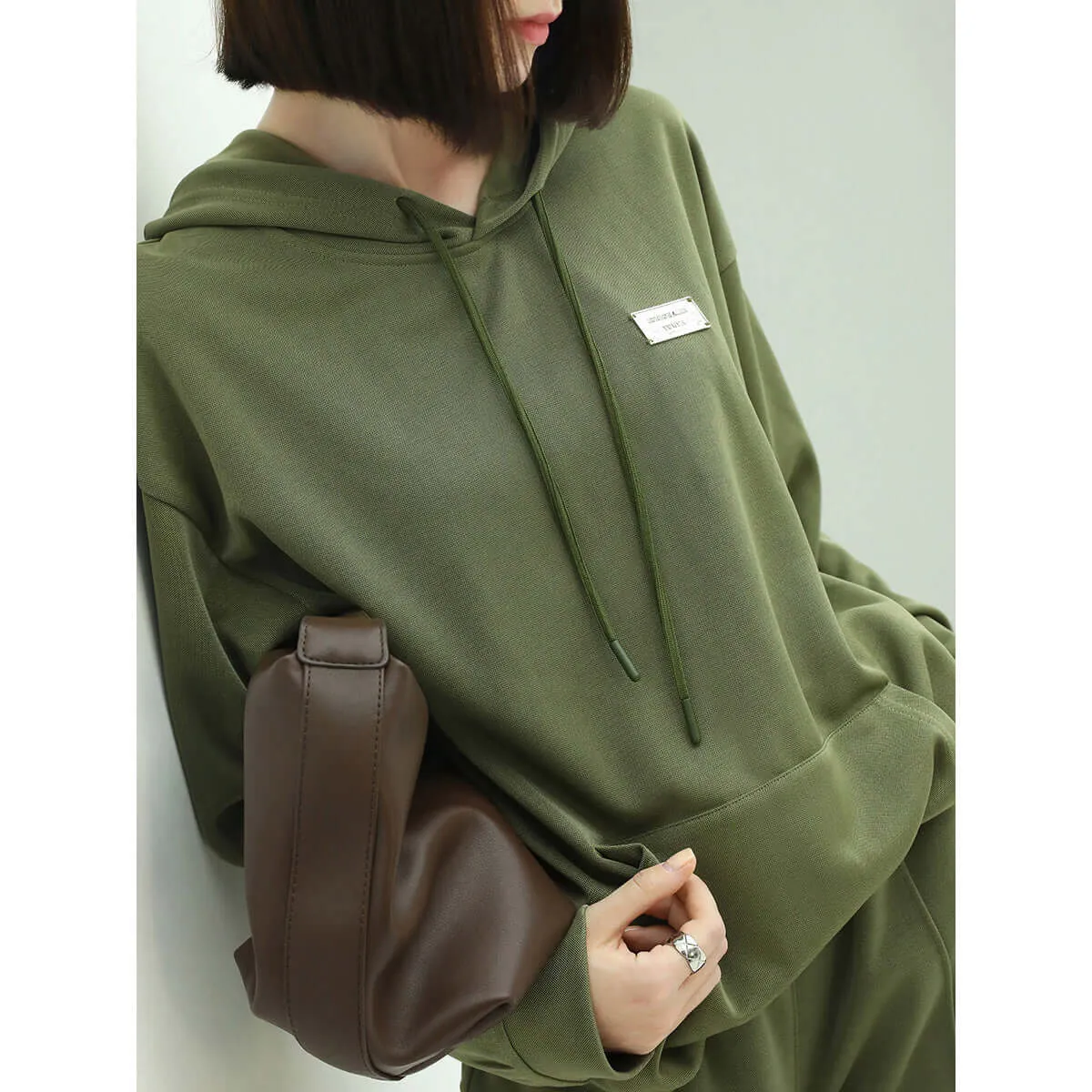 Adjustable Green Hoodie