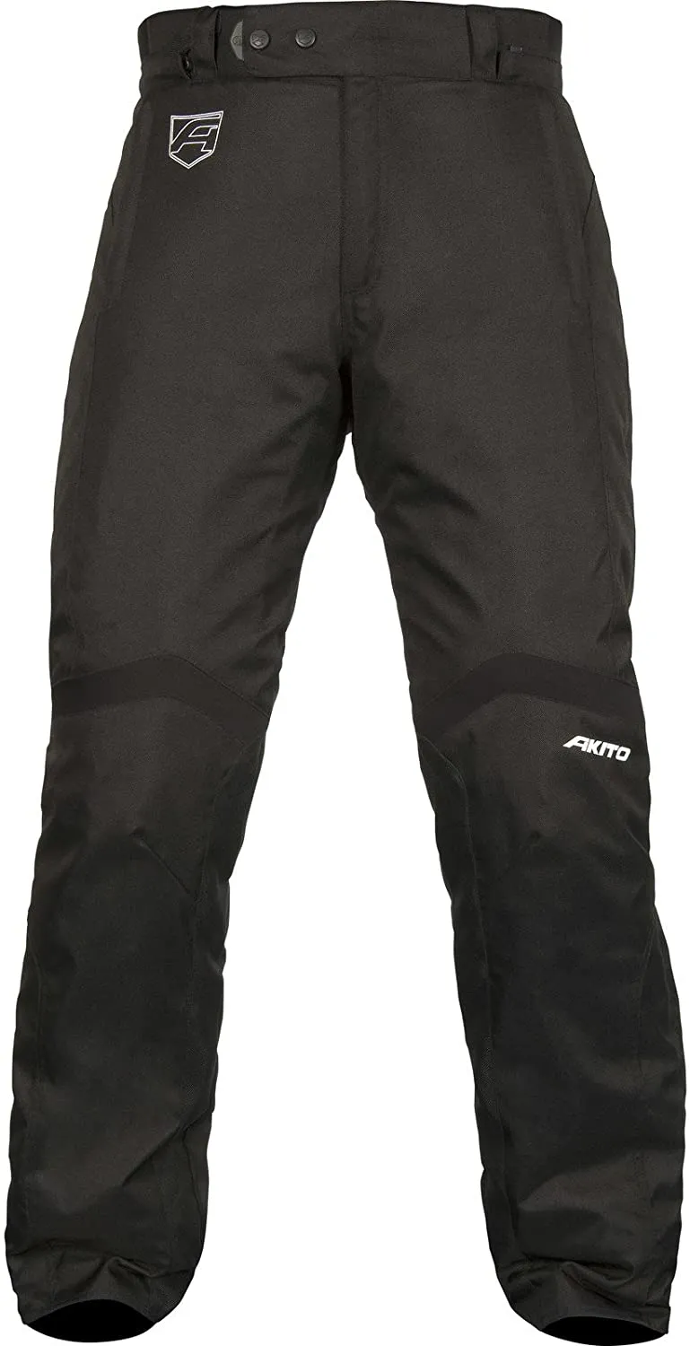 Akito Tornado Ladies Motorcycle Motorbike Textile Waterproof Trousers - Black