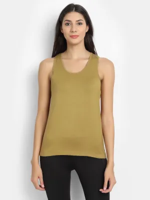 Bamboo Fabric Olive Runner Vest