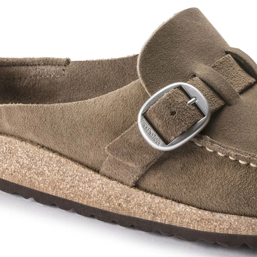 Birkenstock Buckley Gray Taupe Suede Women's