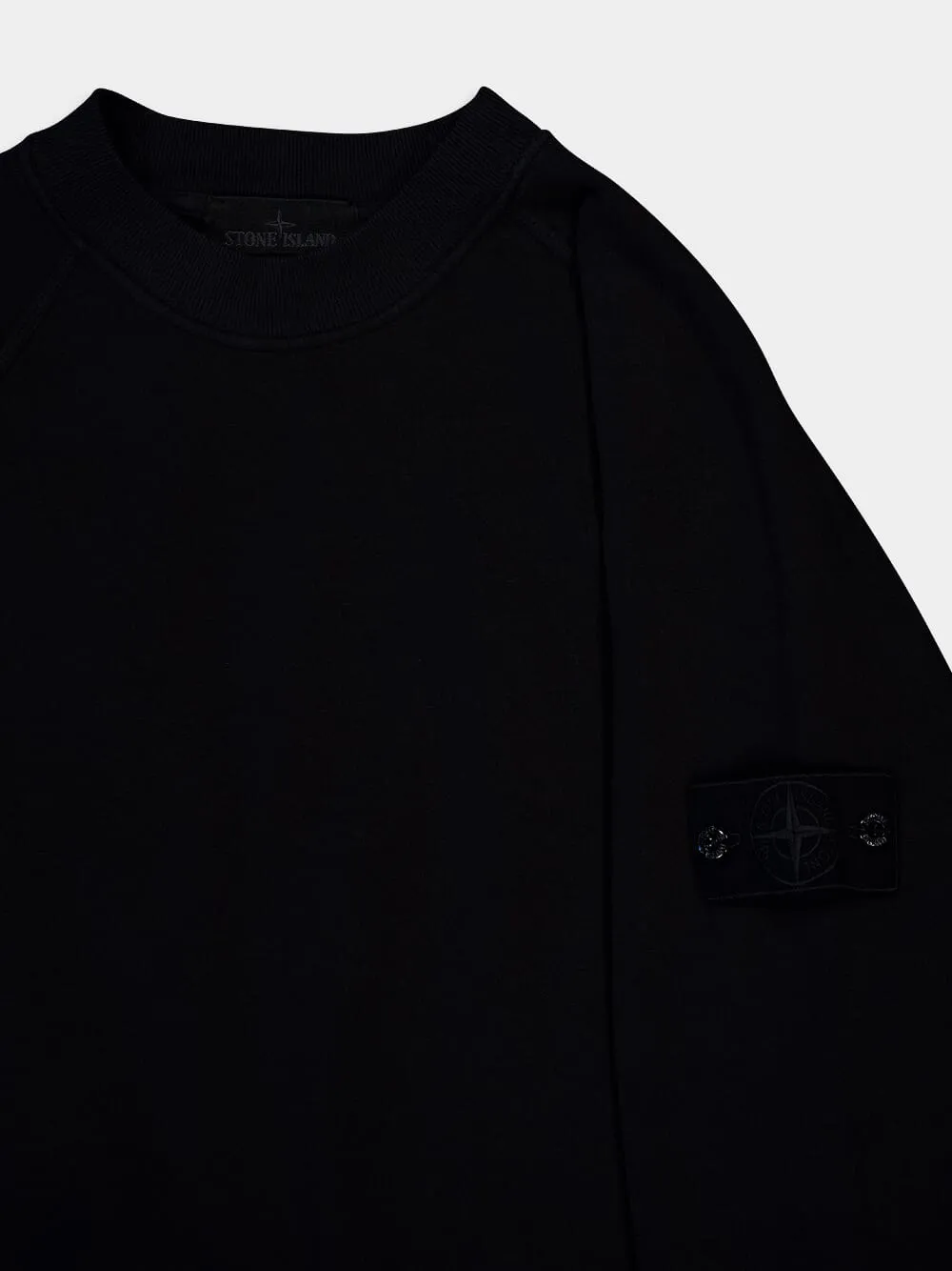 Black Logo Patch Sweatshirt