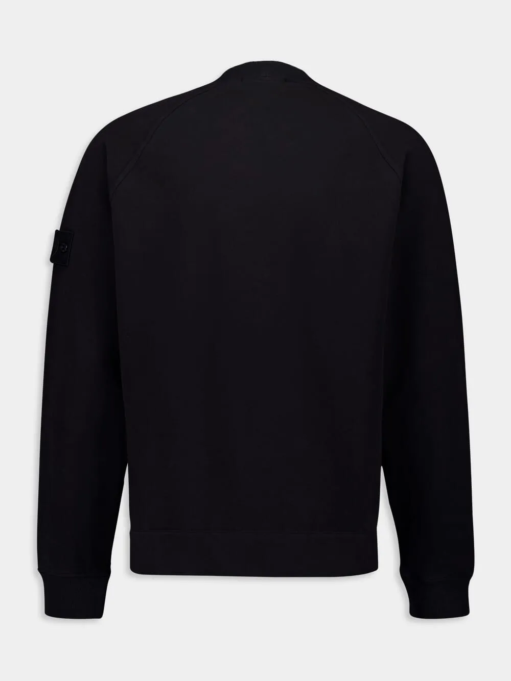 Black Logo Patch Sweatshirt