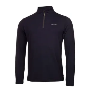 CALVIN KLEIN Newport Half Zip Men's Long Sleeve Shirt (Navy)