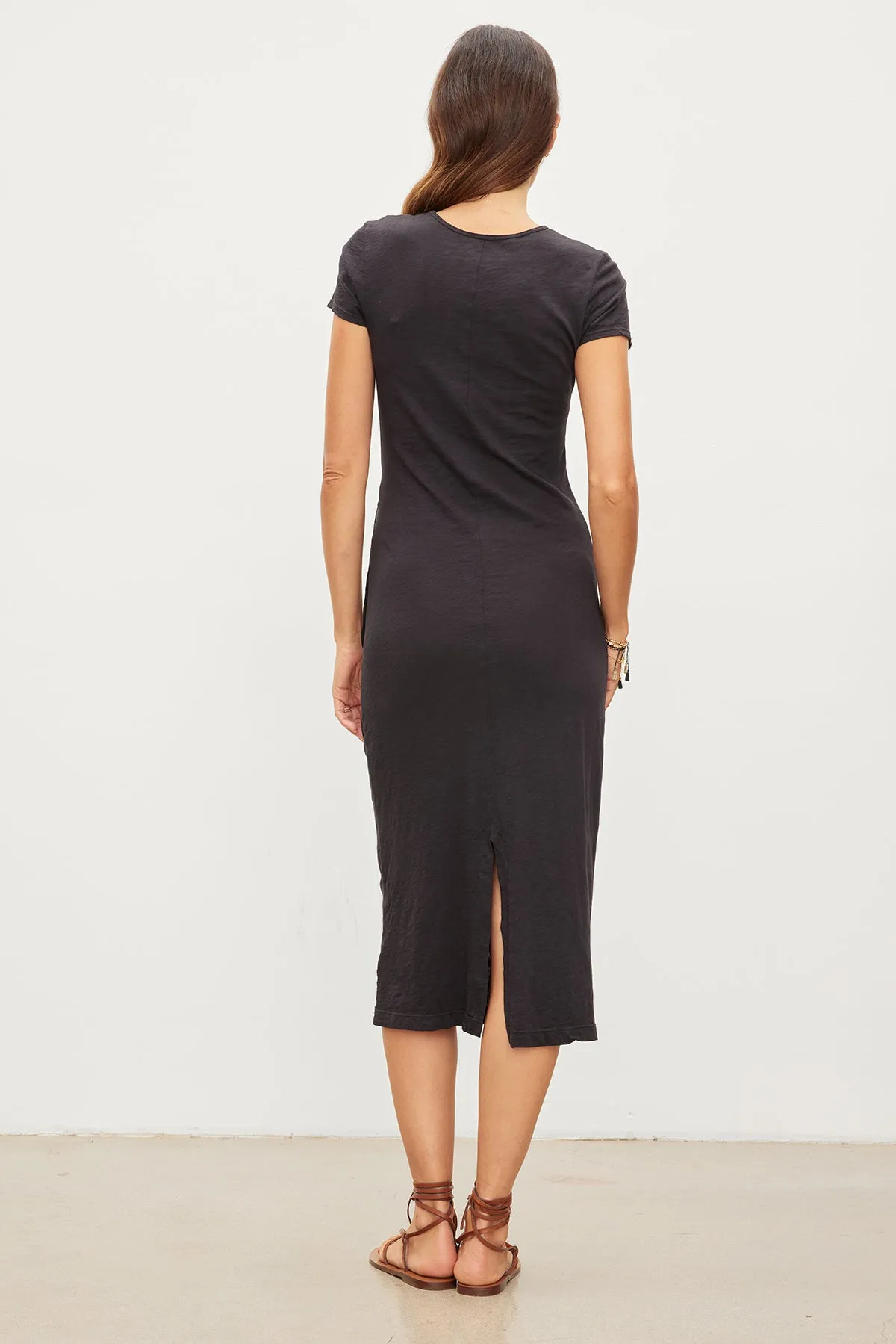 DARCY COTTON SLUB MIDI DRESS