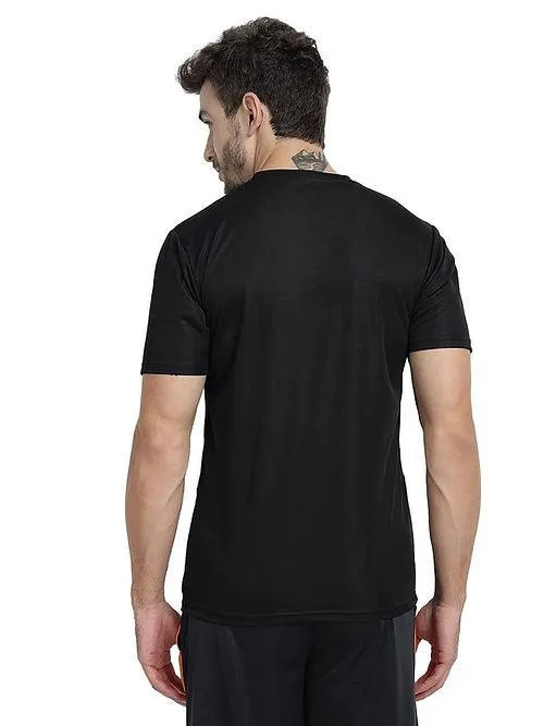 Dri-FIT Bi-Color T-Shirt for Men - Workout & Leisure [Orange/Black]