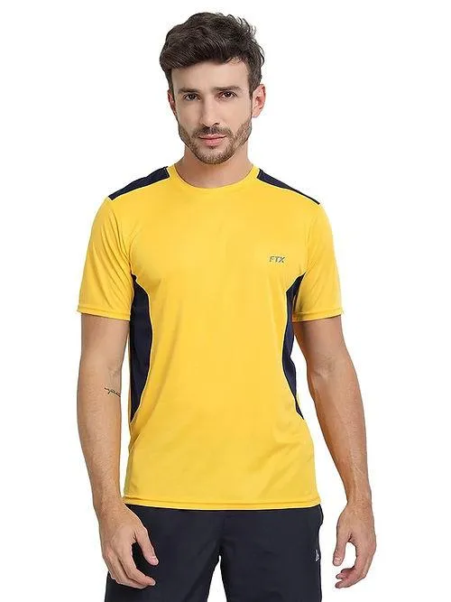 Dri-FIT Bi-Color Workout T-shirt (Yellow/Black)