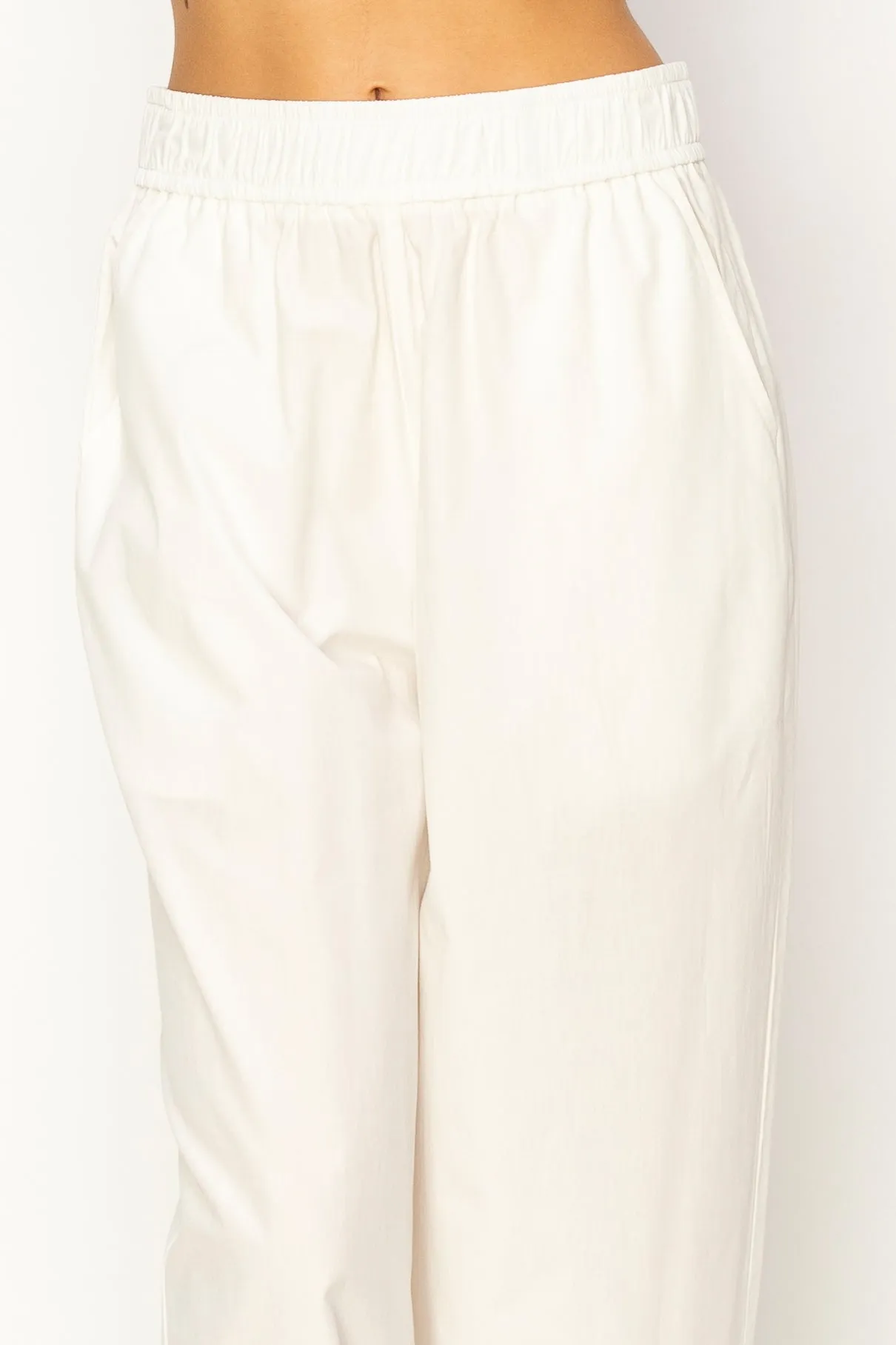 DZ24A299-Poplin High Waist Wide Leg Pants