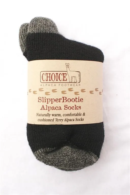 Eco-Friendly SlipperBootie Alpaca Socks