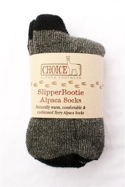 Eco-Friendly SlipperBootie Alpaca Socks