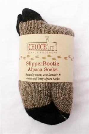 Eco-Friendly SlipperBootie Alpaca Socks