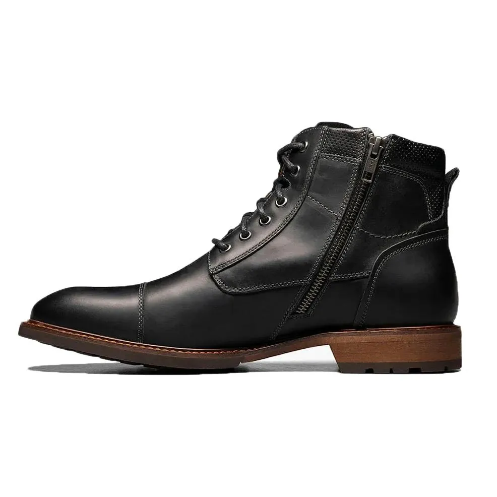 Florsheim Men's Lodge Cap Boot Black