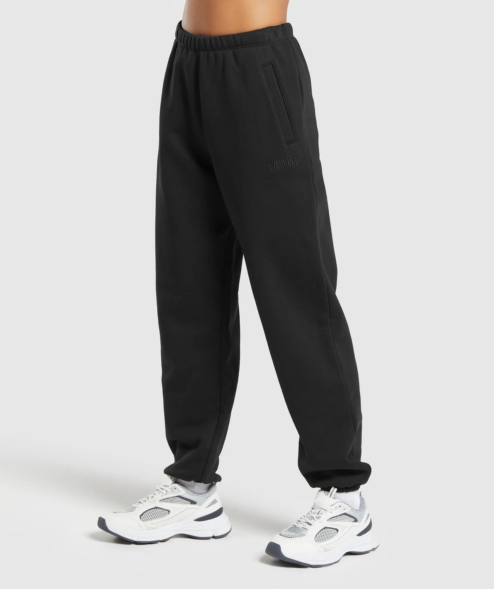 Gymshark Heavyweight Loopback Sweat Joggers - Black