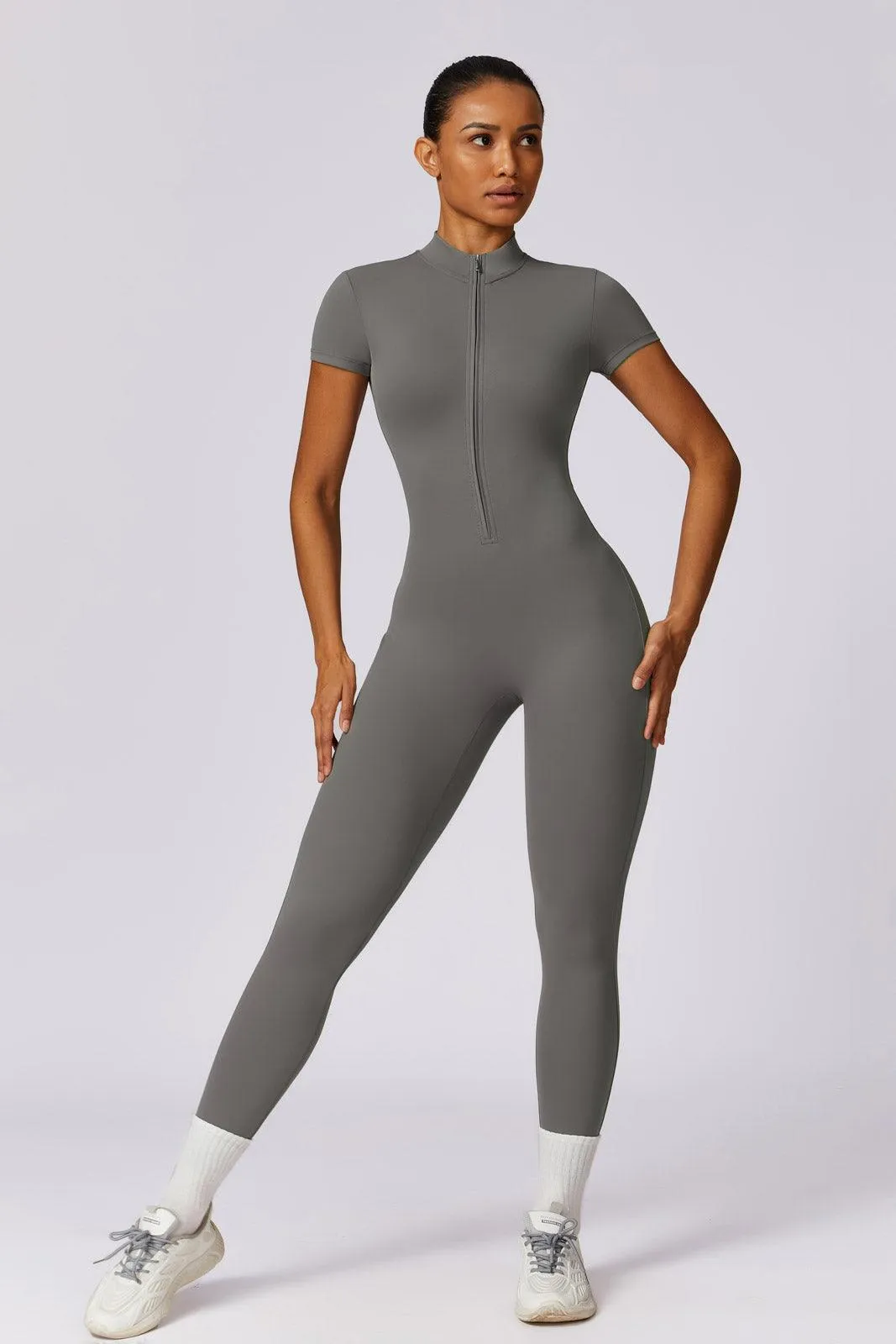 Hailey Jumpsuit - Gray (FINAL SALE)