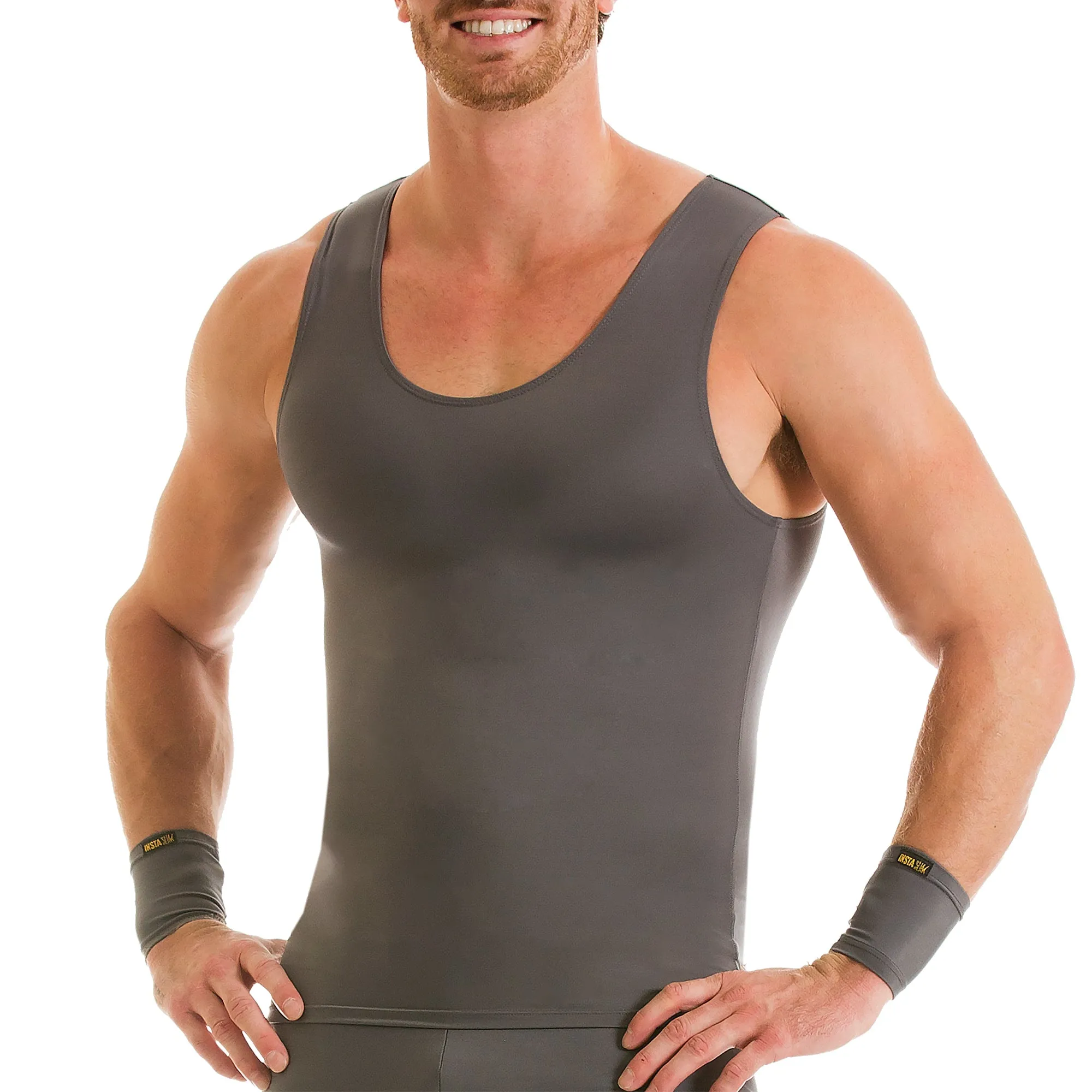 Insta Slim USA Big and Tall Compression Muscle Tank MA0001BT