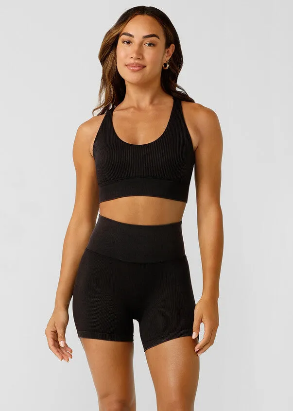 It Girl Wide Ribbed Seamless 12cm Bike Short