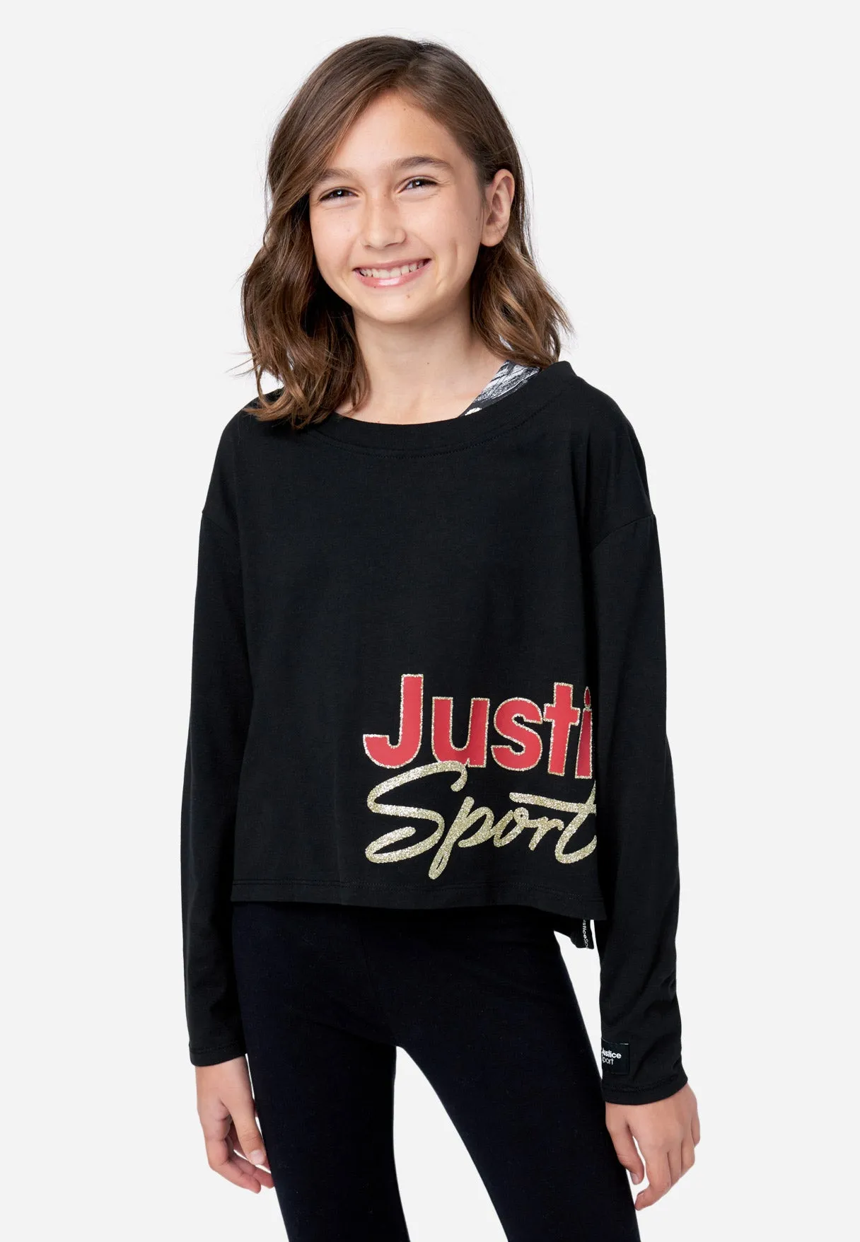 J Sport Layered Graphic Sweatshirt