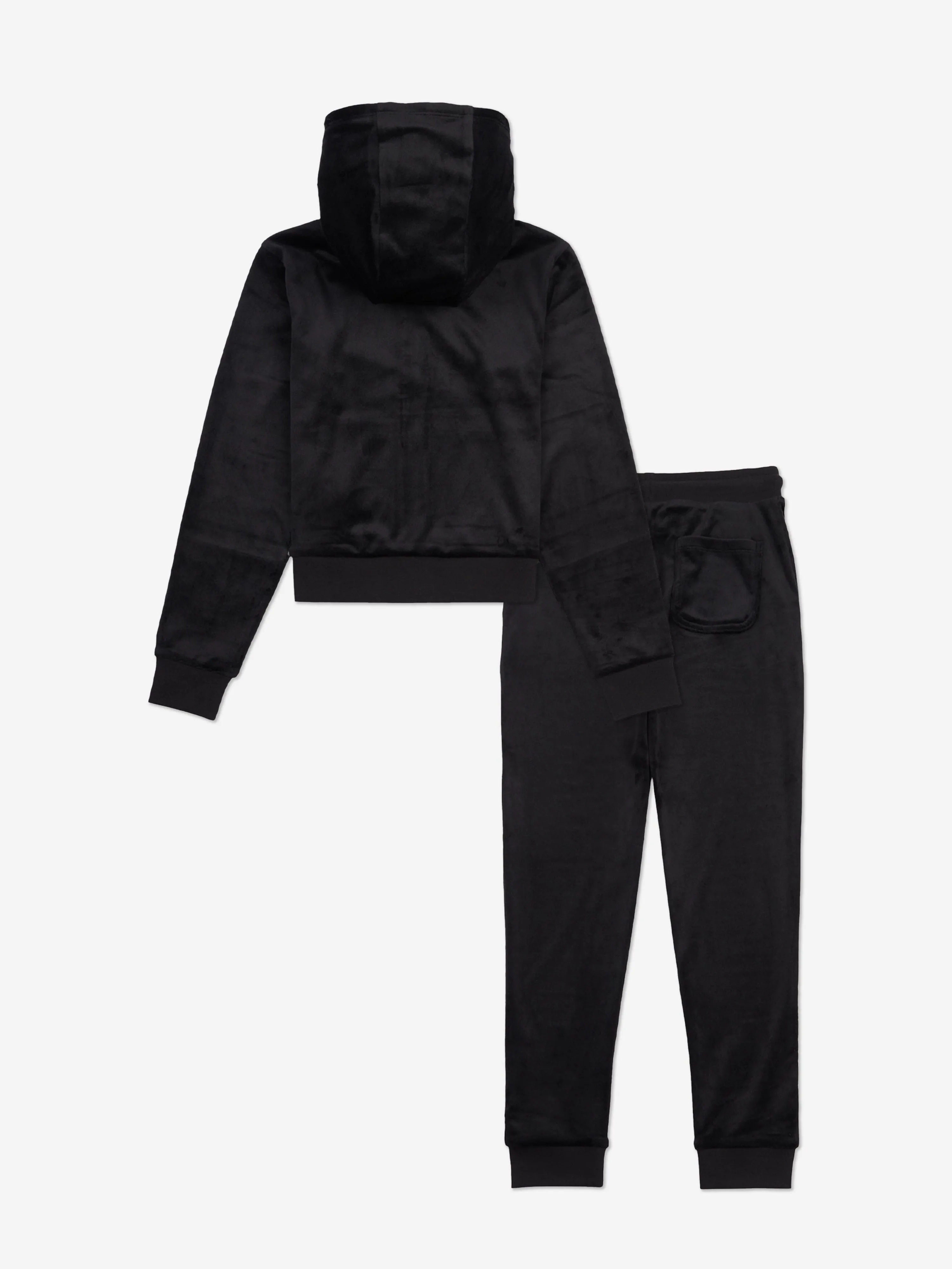 Juicy Couture Girls Diamante Logo Tracksuit in Black