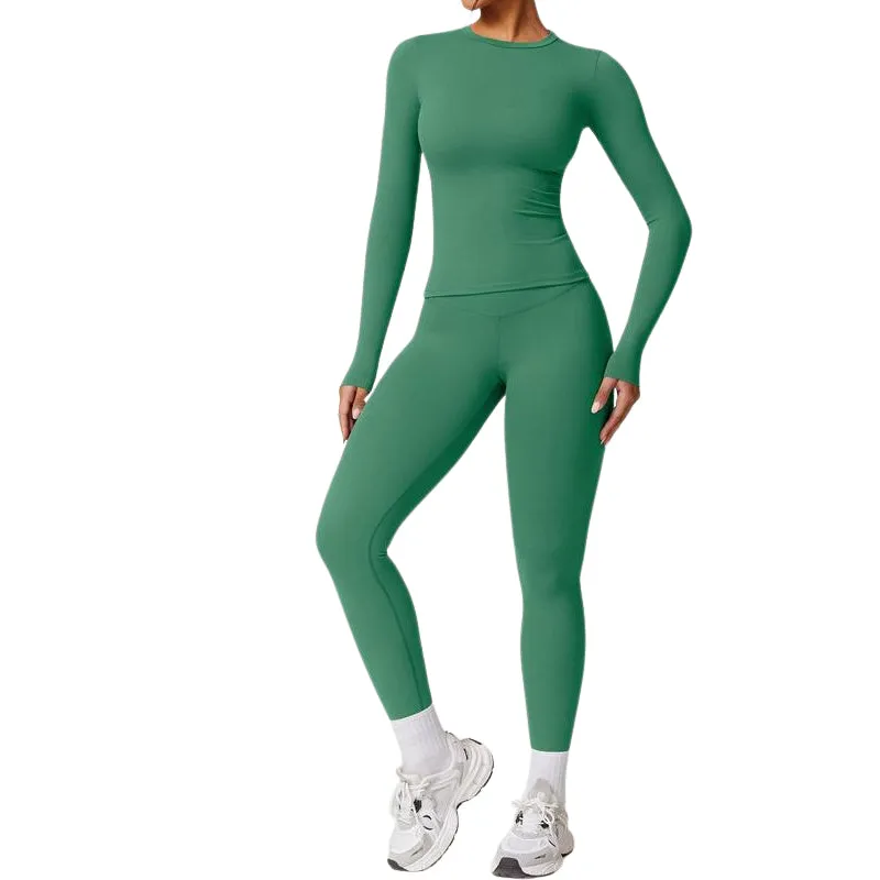 Long Sleeve Seamless Activewear Set