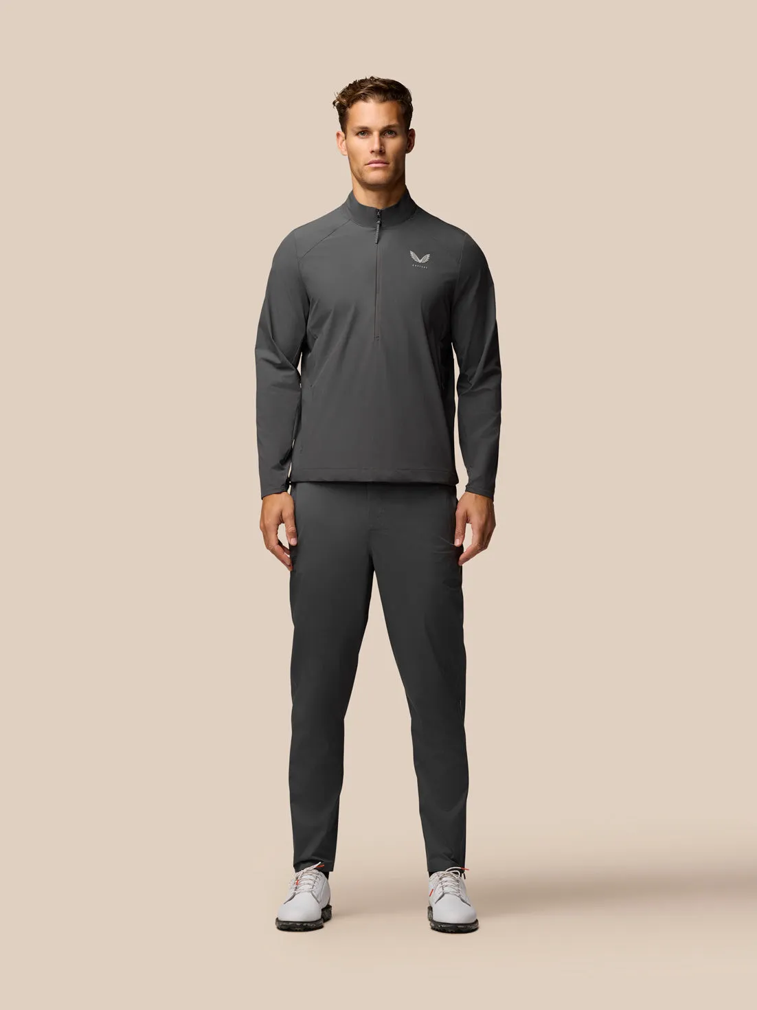 Men's Golf Lightweight Waterproof Over Trousers - Gunmetal