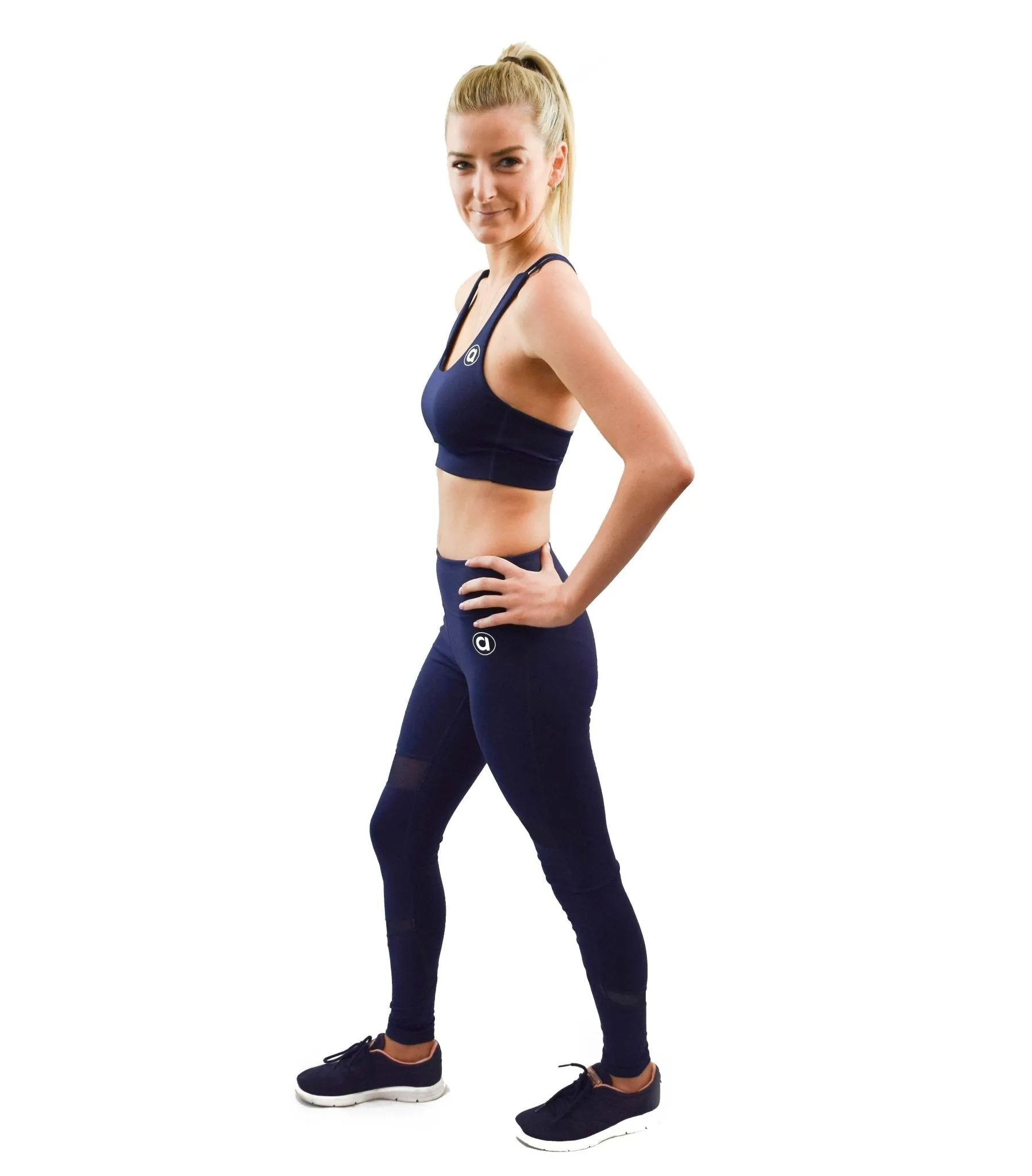 Mid Rise Full Length Compression Leggings