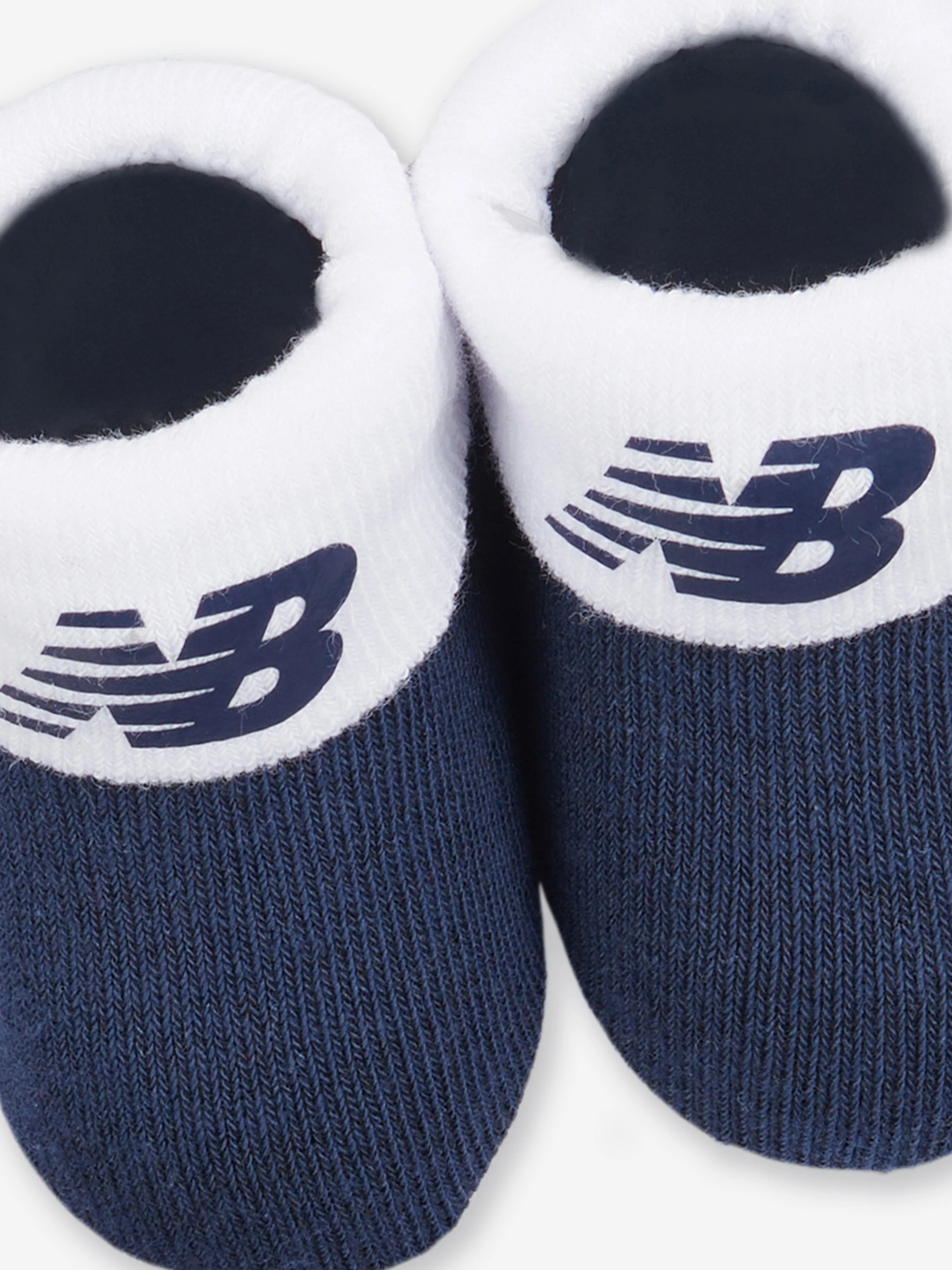 New Balance Baby Boys Bib and Bootie Set in Navy