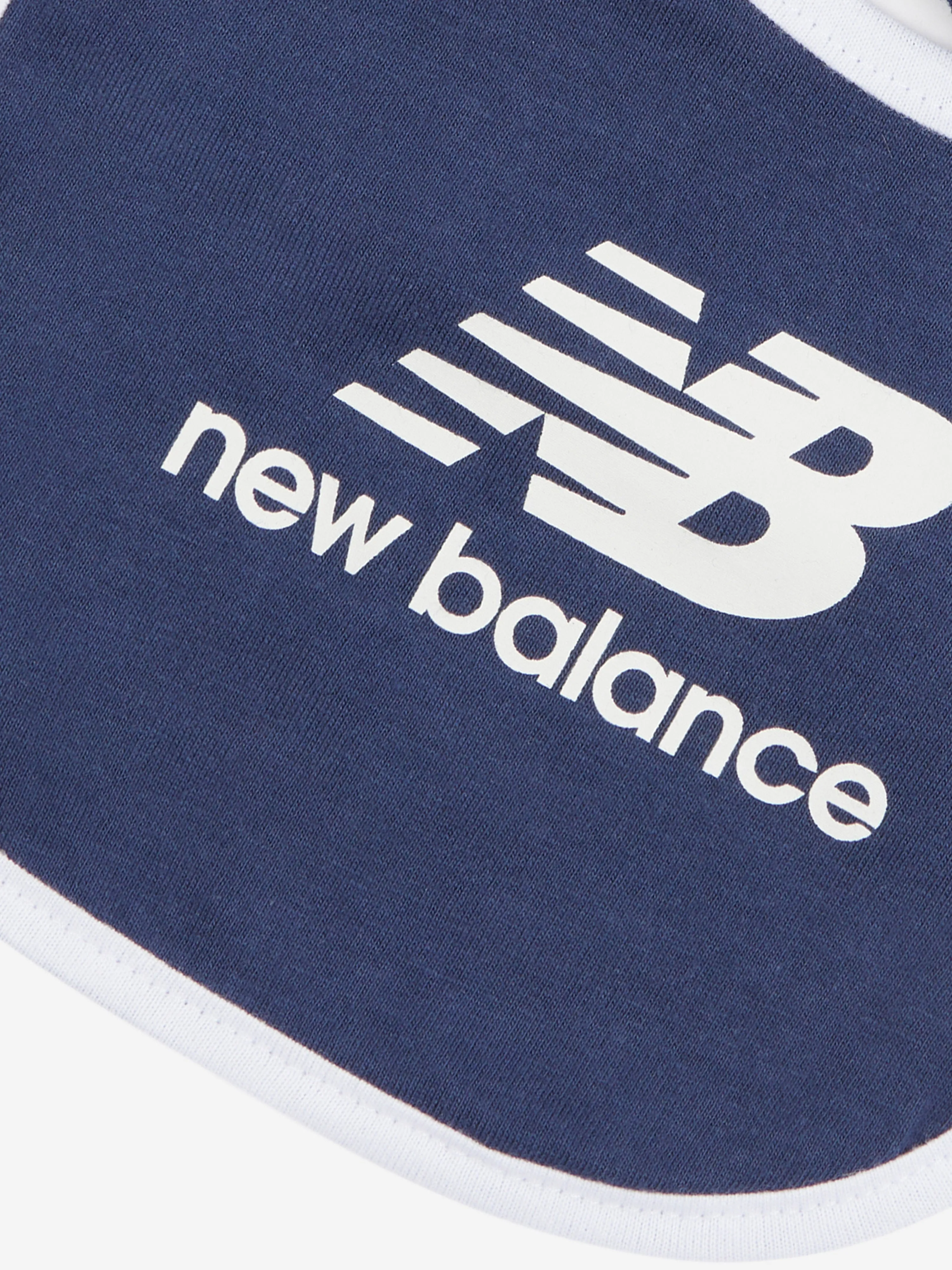 New Balance Baby Boys Bib and Bootie Set in Navy