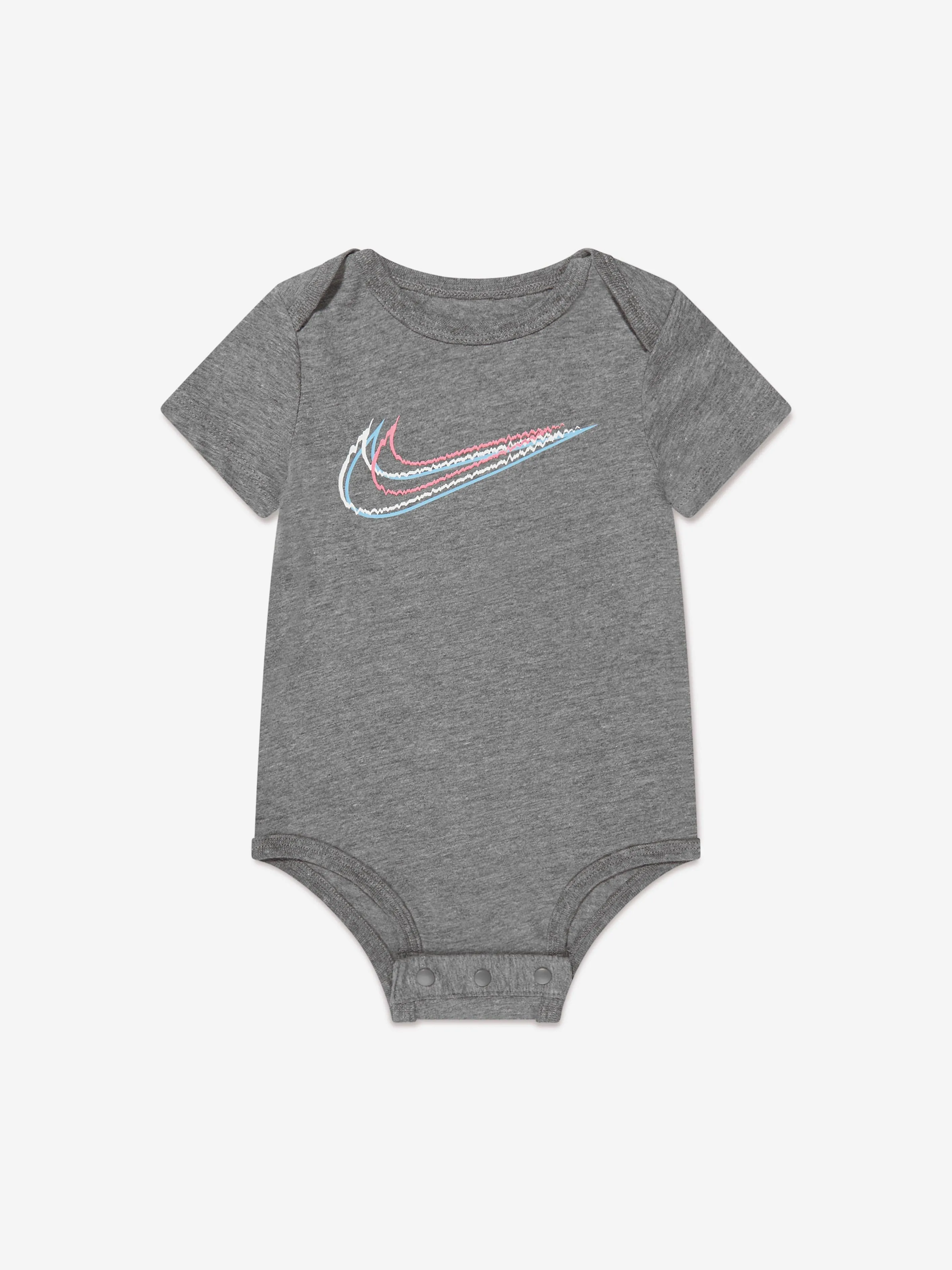 Nike Baby Boys 3 Pack Bodysuit Set in Blue