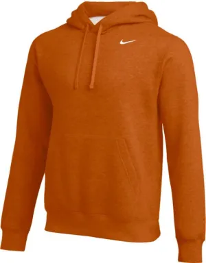 Nike Club Men Fleece Hoodie in Orange Large