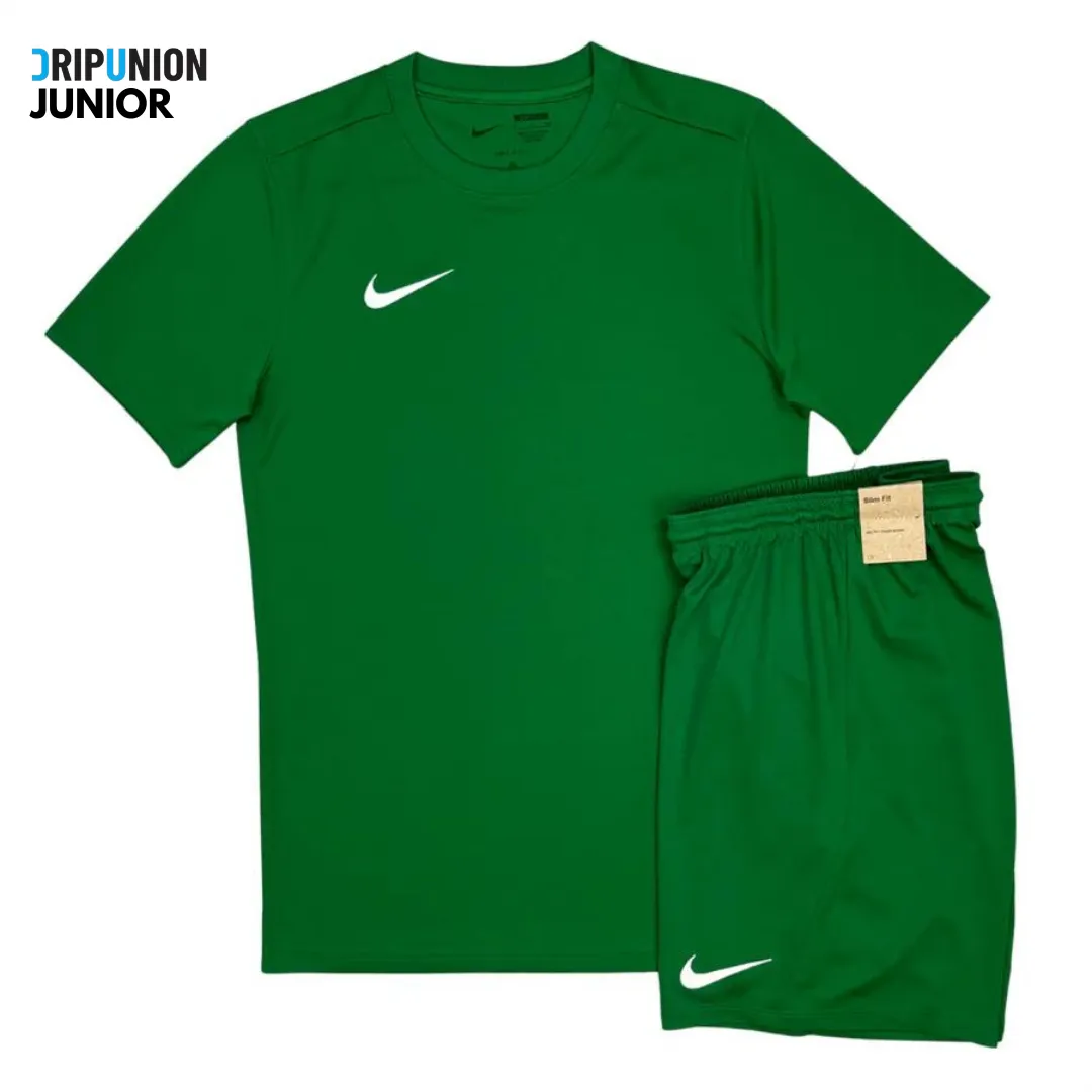 Nike Junior Dri-Fit Tshirt / Shorts Set - Pine Green