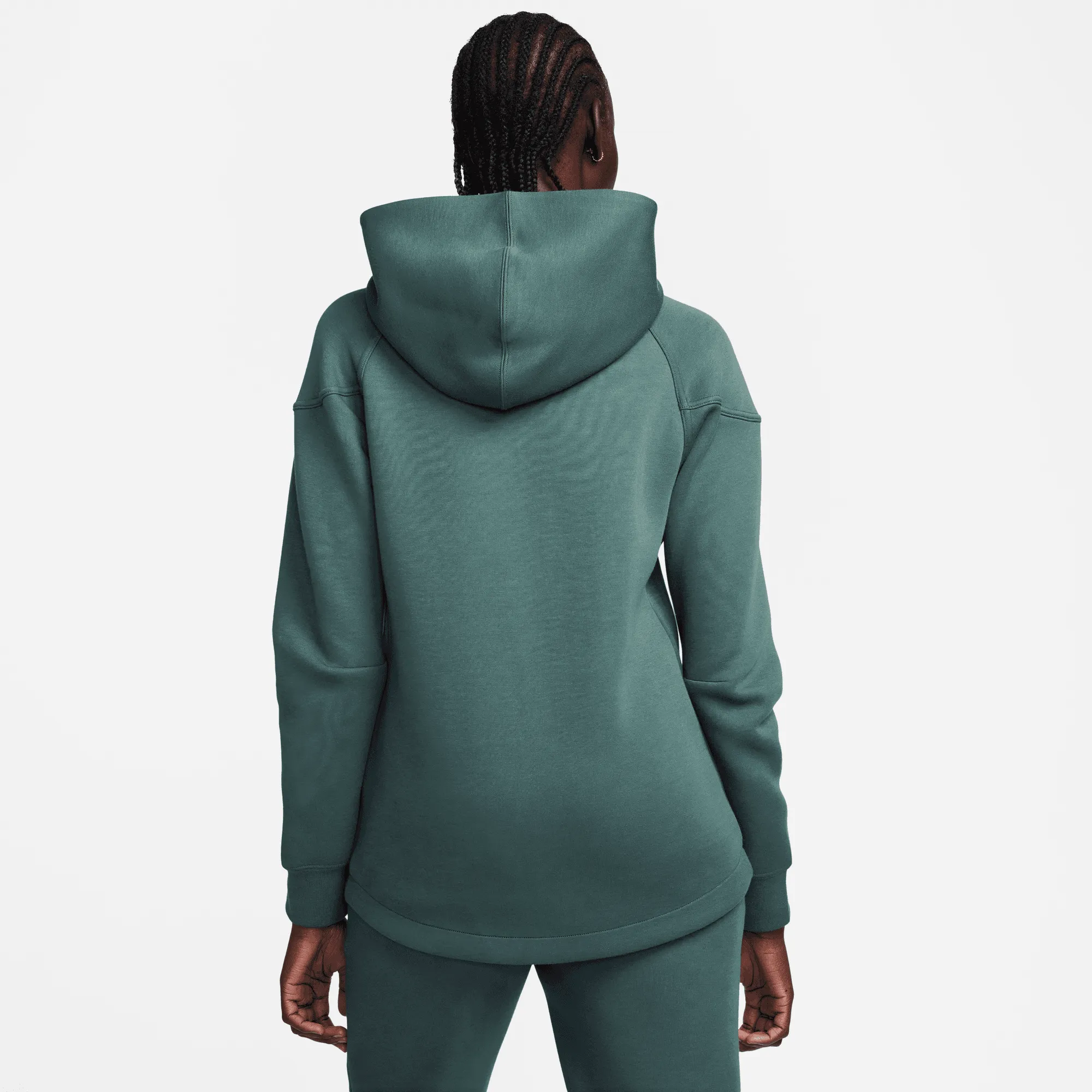 Nike Sportswear Tech Fleece Windrunner Women's Deep Jungle Green Full-Zip Hoodie