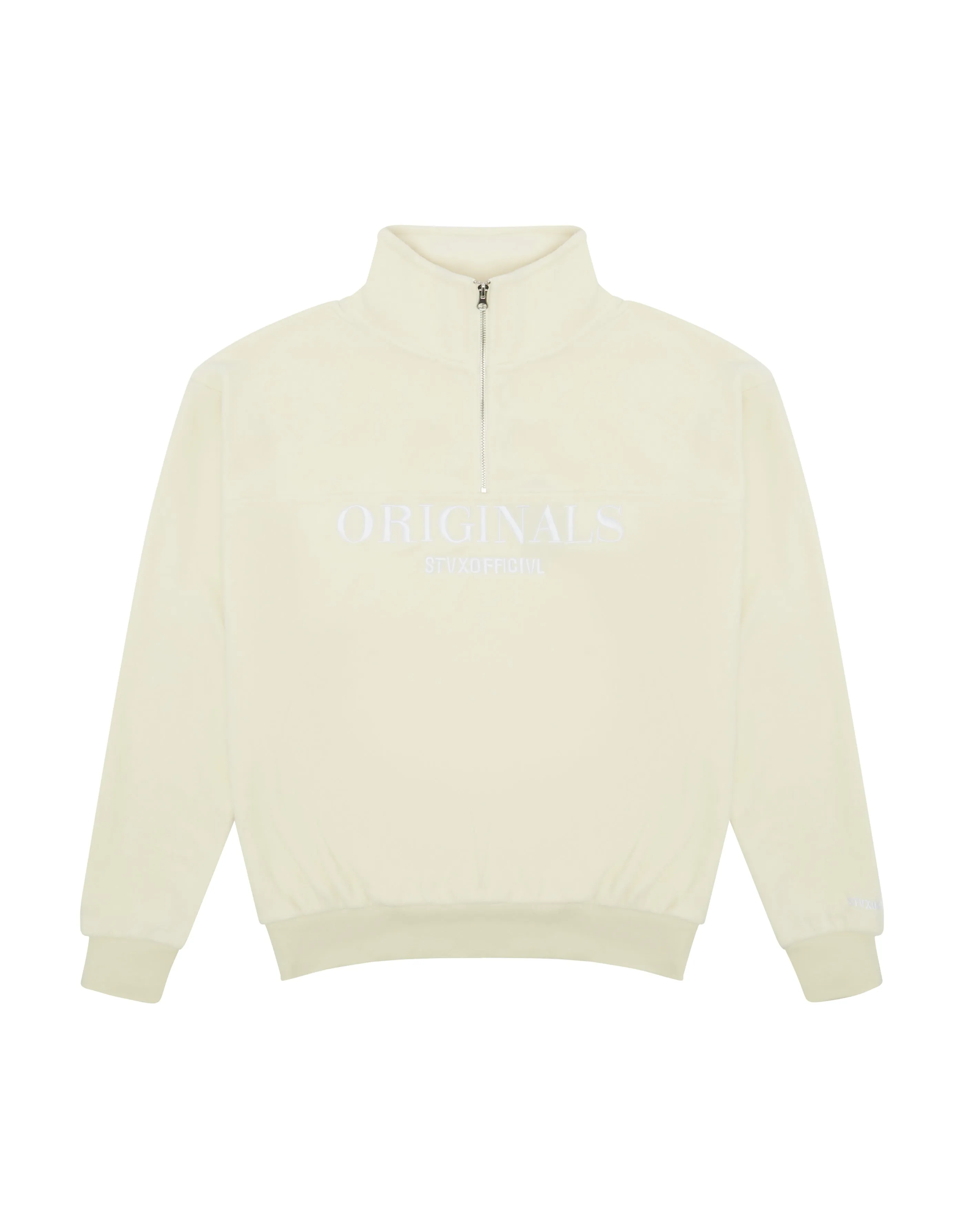 Originals Polar Fleece 1/4 Zip - Cream