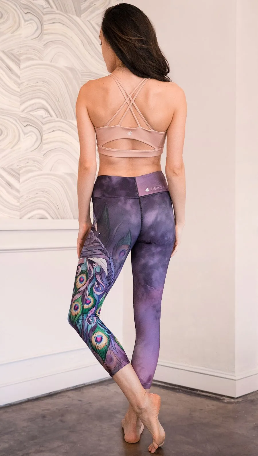 Peacock - Triathlon Capri Leggings - CUSTOM ORDER