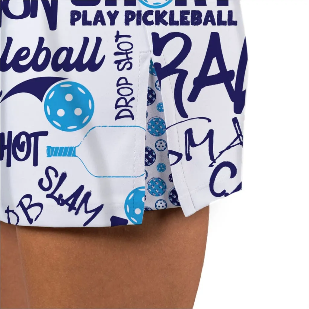 PICKLEBALL SLAM BLUE SKORT