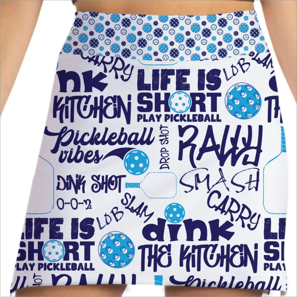 PICKLEBALL SLAM BLUE SKORT