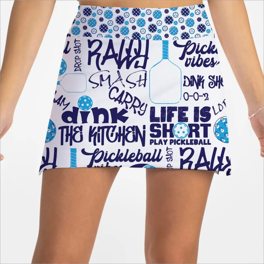 PICKLEBALL SLAM BLUE SKORT