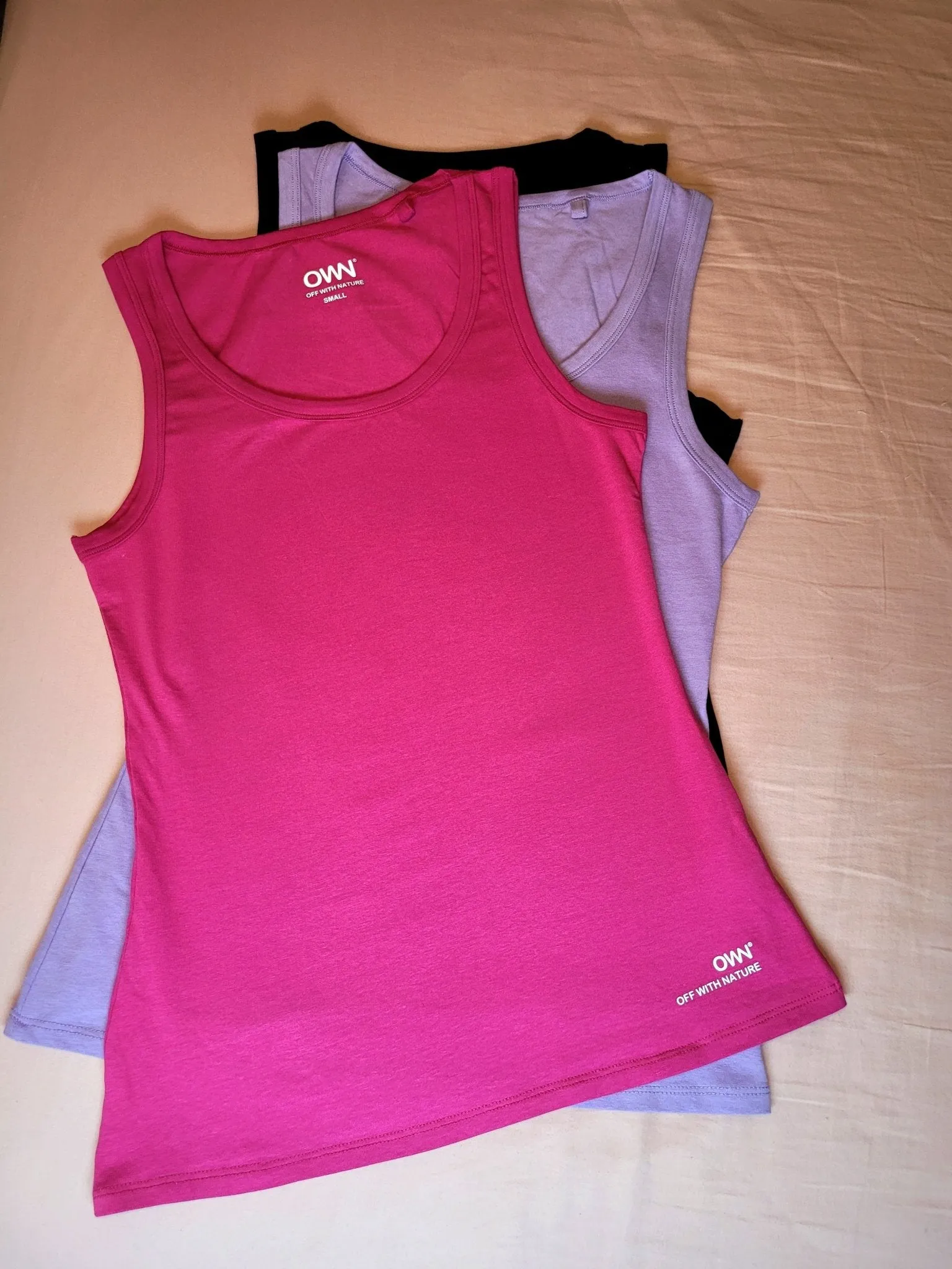 Soft Organic Workout Clothes |Tank Top |Fuscia