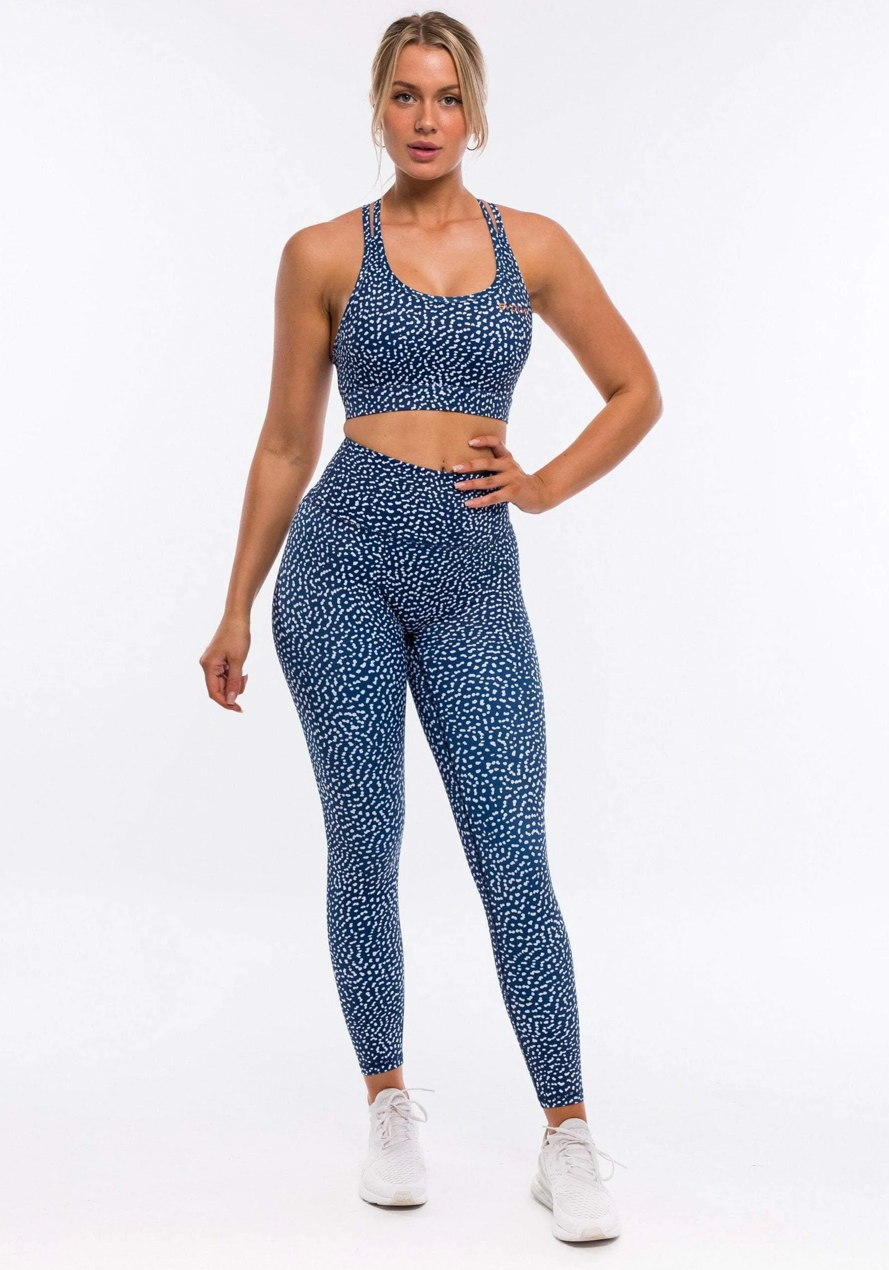 Speckle Leggings - Navy