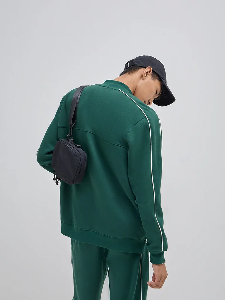 Studiofit Dark Green Relaxed-Fit Jacket