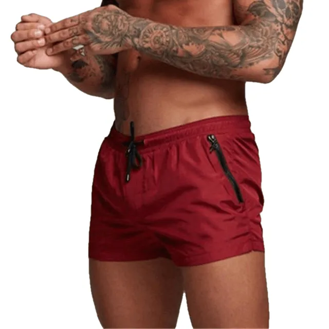 Stylish Sexy Male Swimwear With Drawstring For Beach Surfing