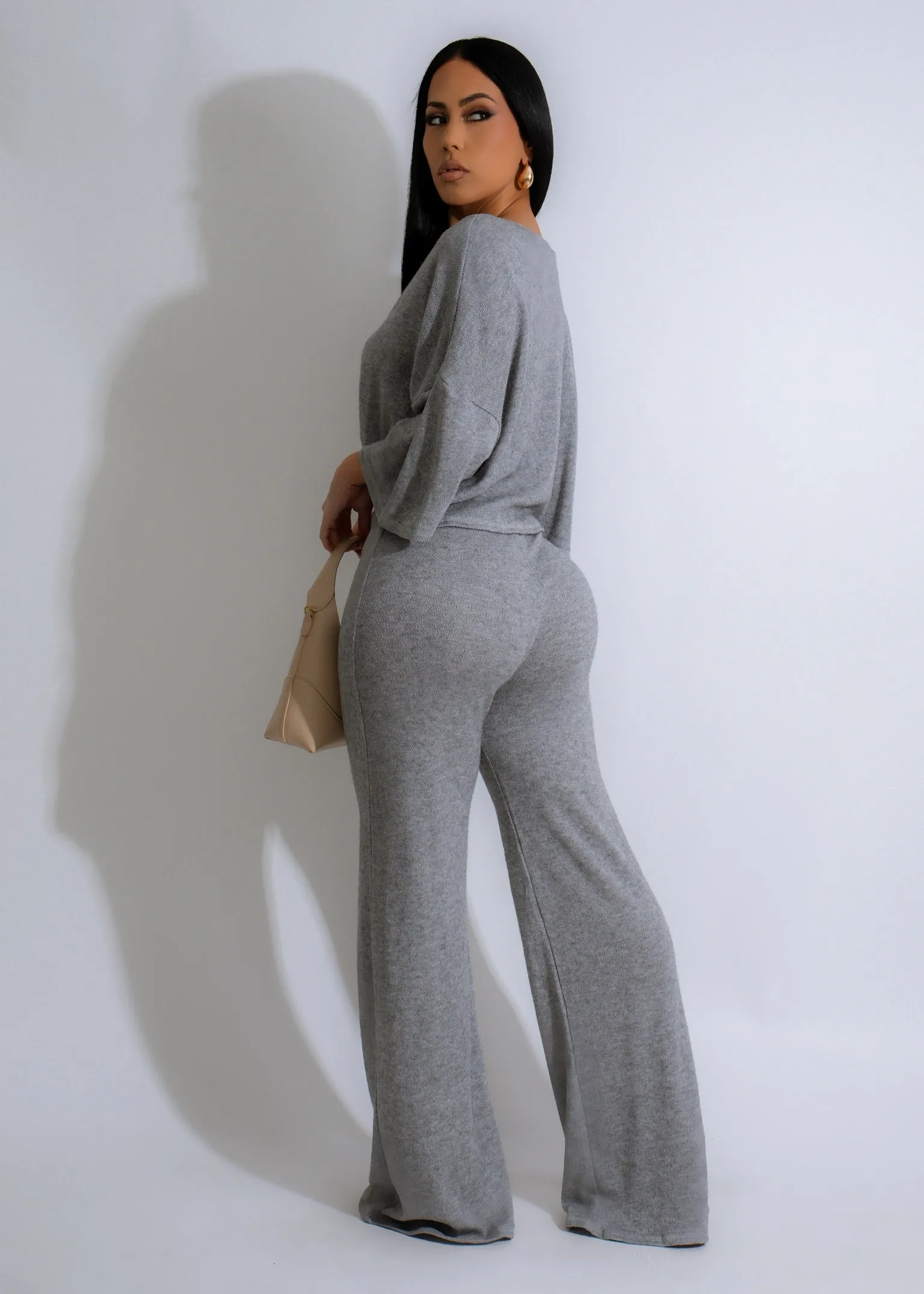 Sunset Lounge Pant Set Grey