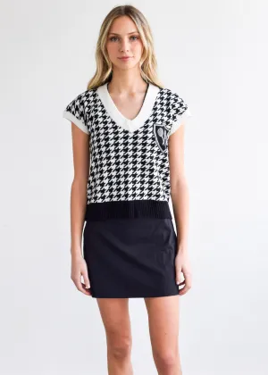 Sweater Vest - Golf Houndstooth