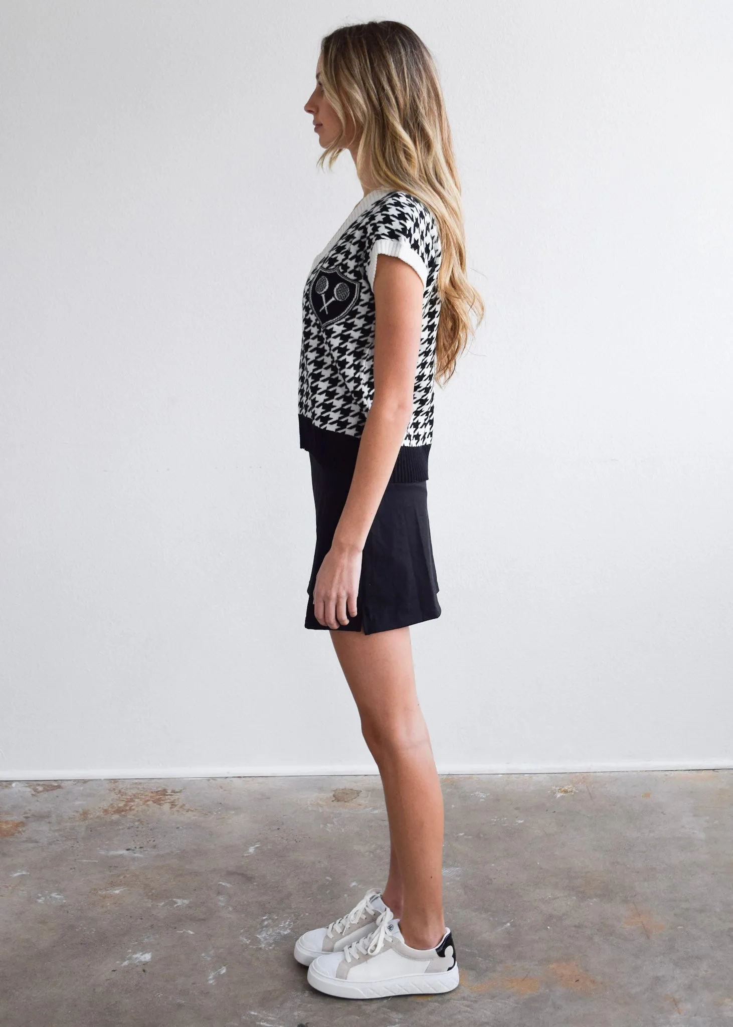 Sweater Vest - Golf Houndstooth