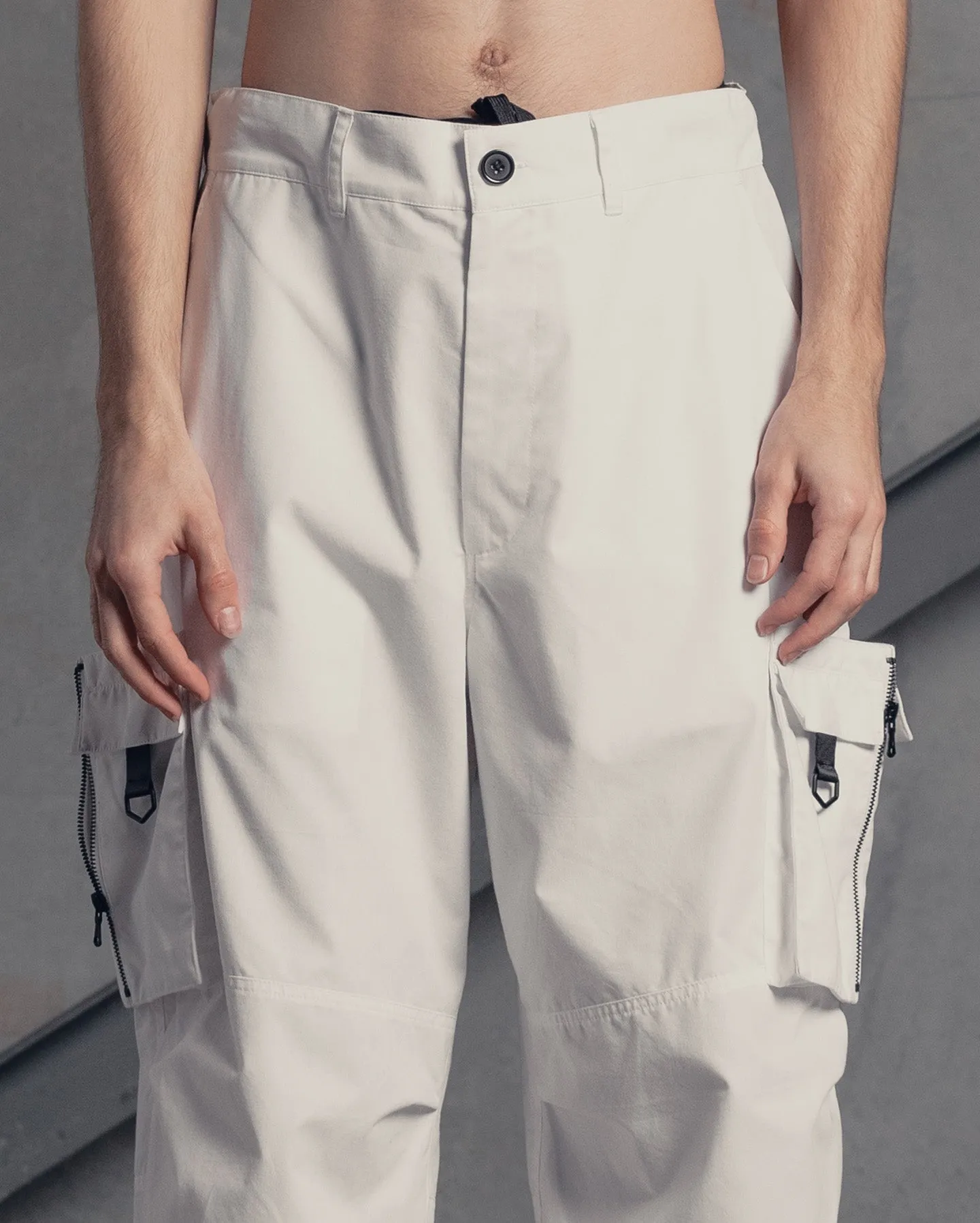 The Anti Order Armed Forces Buffalo Joggers Off White