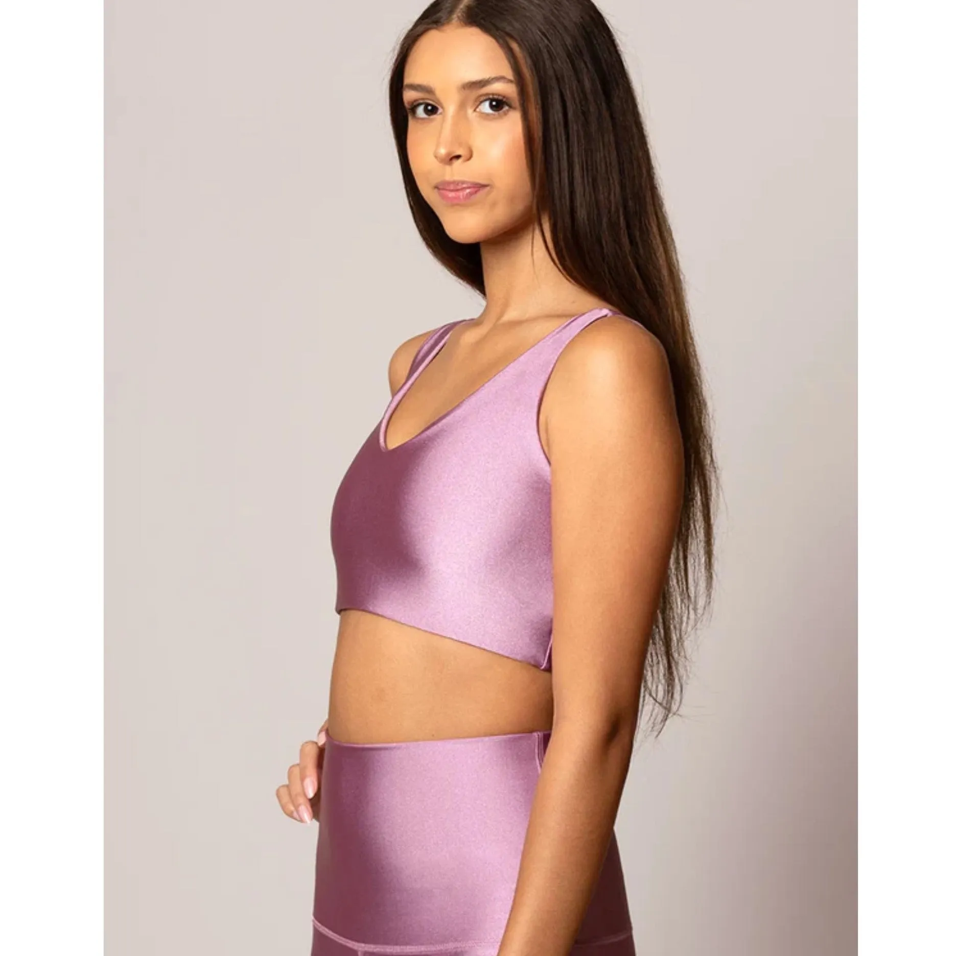 Ultra Luxe Lilc Crop Top