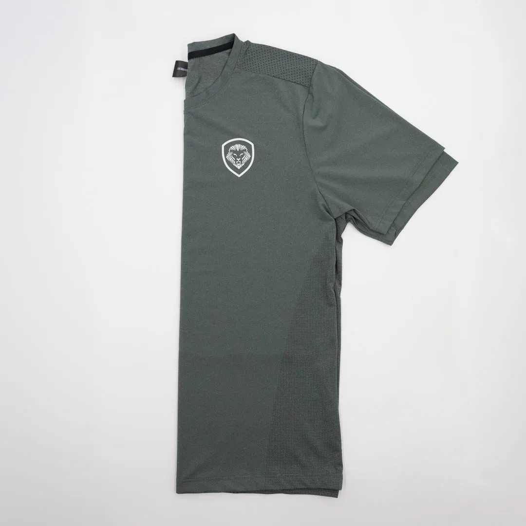 Valuetainment Army Green Premium Performance Short Sleeve T-shirt