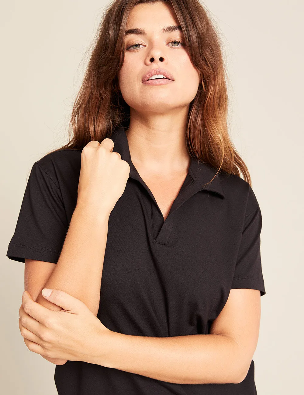 Women's Classic Polo Shirt - Black