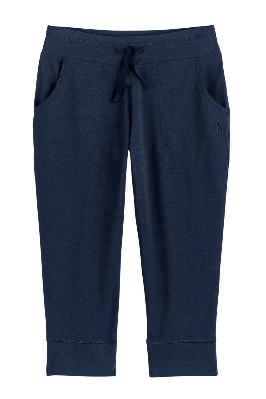 Women's Maho Weekend Crop Jogger | Navy